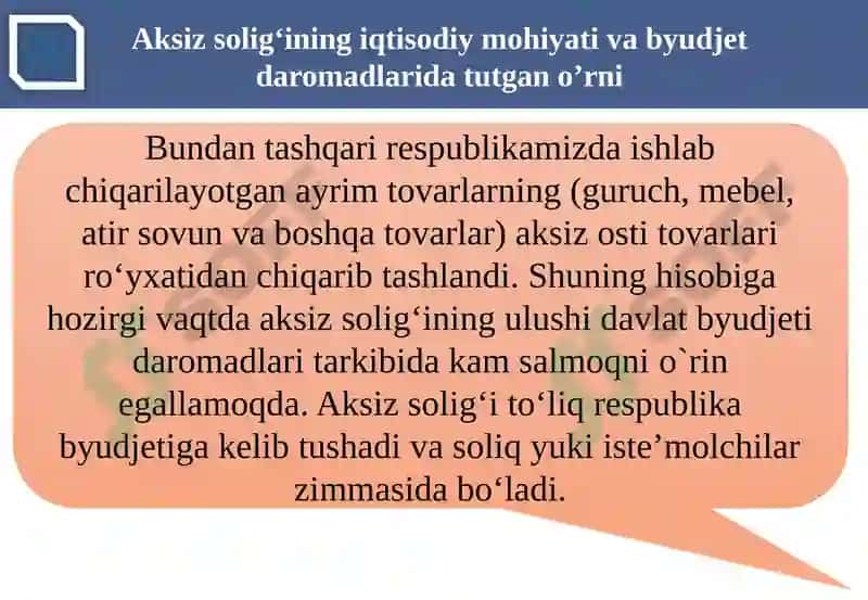 Aksizsolig‘i 6