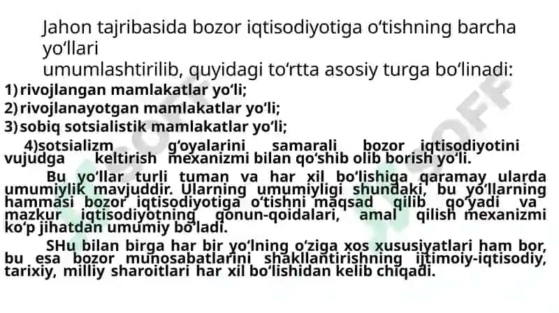 Bozor iqtisodiyoti institutlari 6