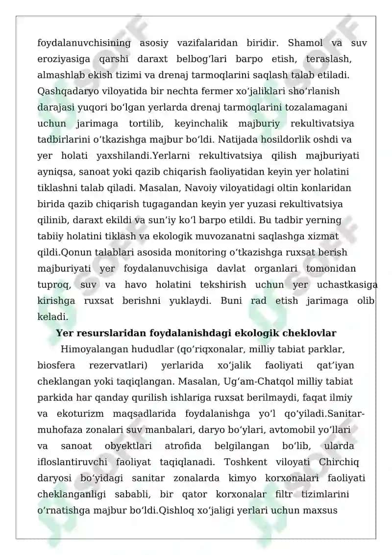 Ekologik kodeks 6