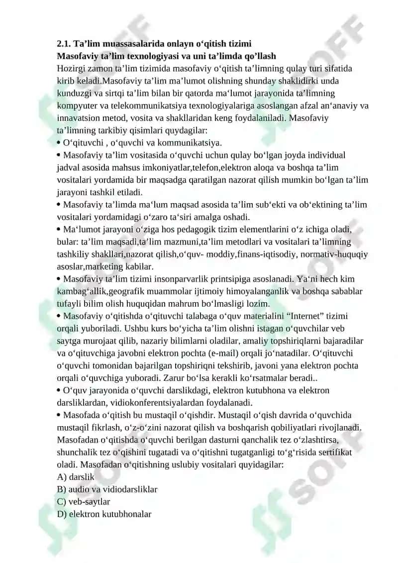 Ta'lim muassasasida talabalar davomatini monitoring qilish tizimi 6
