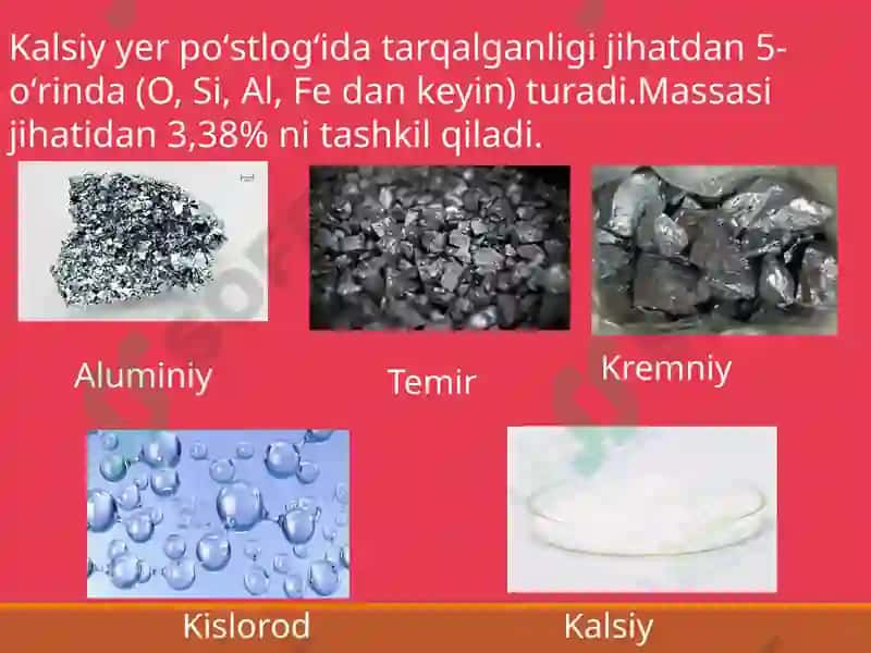 Anorganik kimyo fanidan mustaqil ish 6
