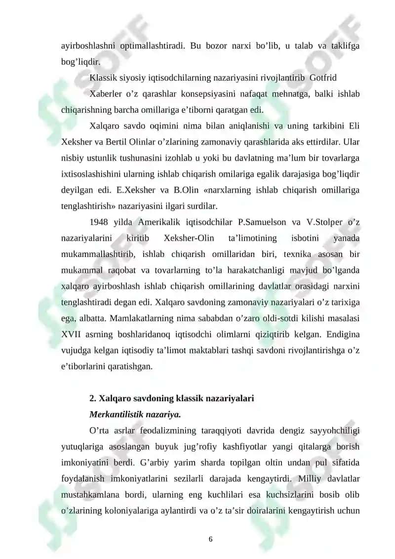 ХALQARO SAVDO DINAMIKASI 6
