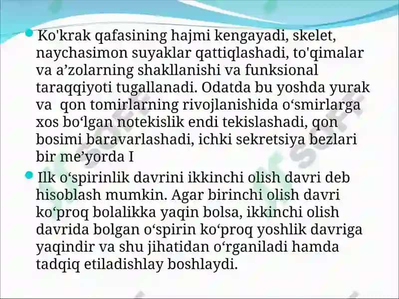 Ilk o’spirinlik davri psixologiyasi 6