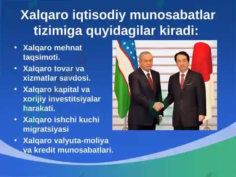 Xalqaro iqtisodiyintegratsiyauning mazmuni va shakllari 6