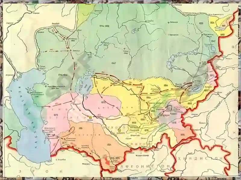 O‘rta Osiyo xonliklarini Rossiya imperiyasi tomonidan bosib olinishi 6