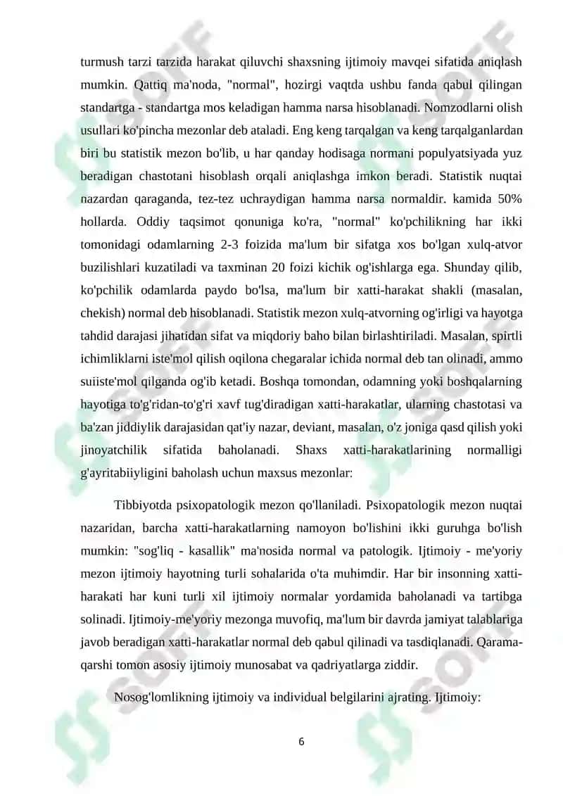 Bola xulqining buzilish omillari 6