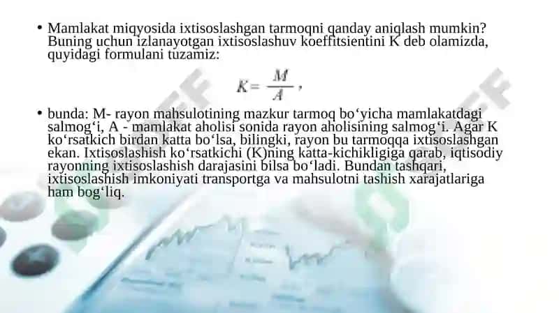 O‘zbekiston iqtisodiyotini hududiy tashkilotish 6