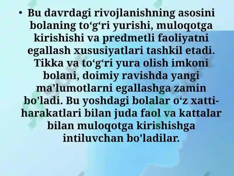 ILK BOLALIK DAVRI PSIXOLOGIYASI VA PSIXODIAGNOSTIKASI 6