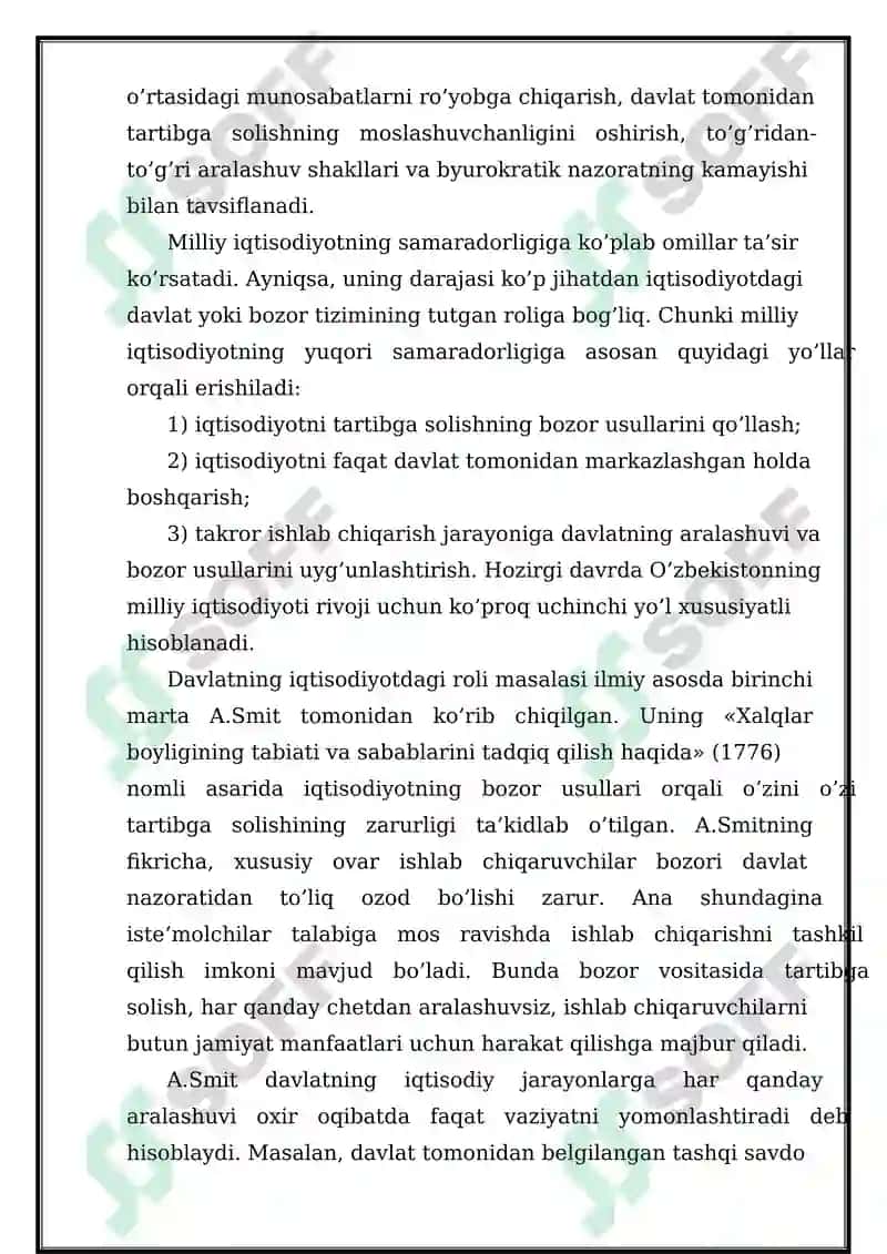 IQTISODIYOTNI TARTIBGA SOLISHDA MONETARISTIK NAZARIYA VA SIYOSAT 6