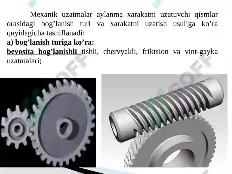 Mexanikuzatmalar, tayanchqurilmalar va birikmalar 6