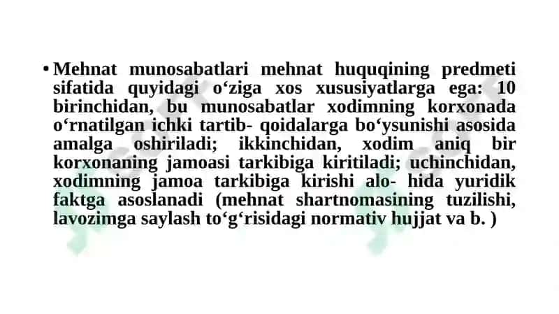 MEHNAT HUQUQI MODULIGA KIRISH VA UNING PRINSPLARI 6