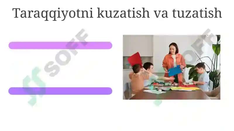 Bolalar bilan yakka ishlashni tashkil etish va rejalashtirish 6