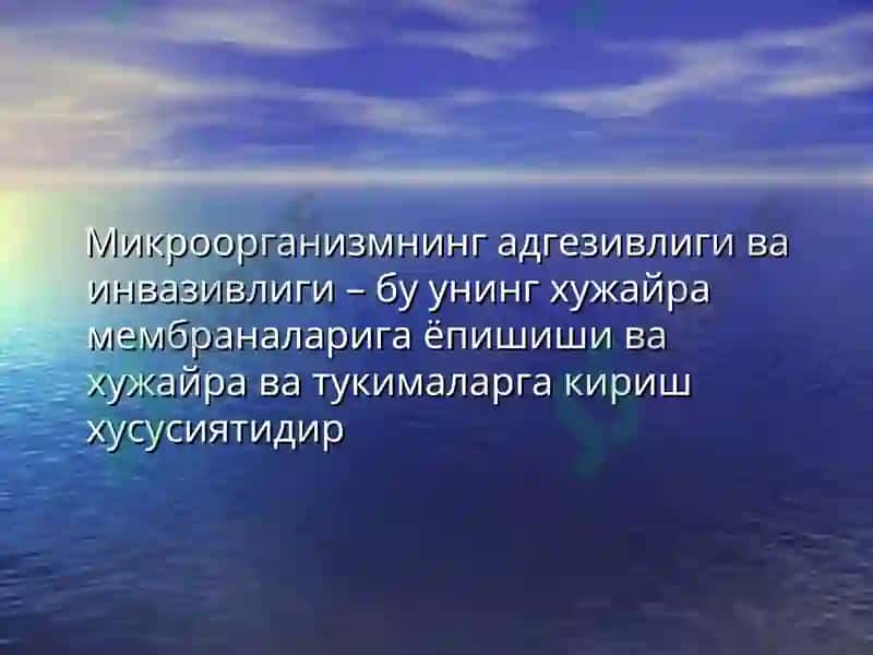 Тошкент Тиббиёт Академияси - Юкумли ва болалар юкумли касадлликлар эпидемиология 6