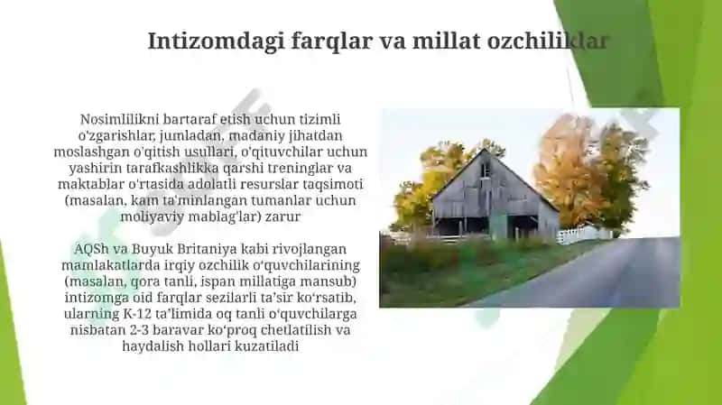 Jahonning rivojlangan mamlakatlarida tarbiyaviy jarayonlarning etnik xususiyatlari 6