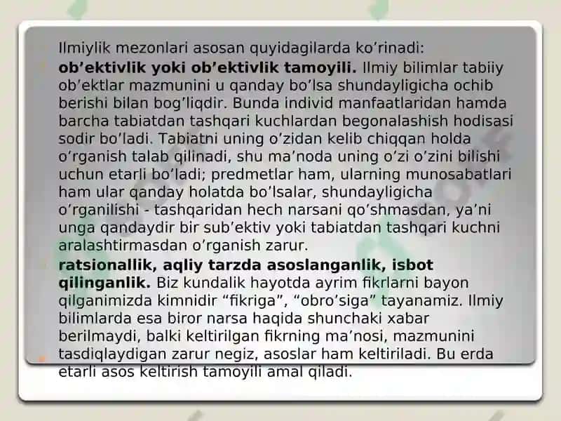 Falsafaning mohiyati va tarixi 6