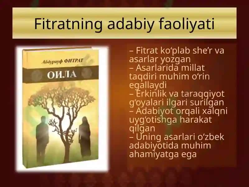 Fitratning hayoti va faoliyati 6