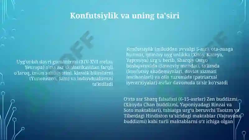 O'rta asr Islom ilm-fani va Uyg'onish davri fanlari 6