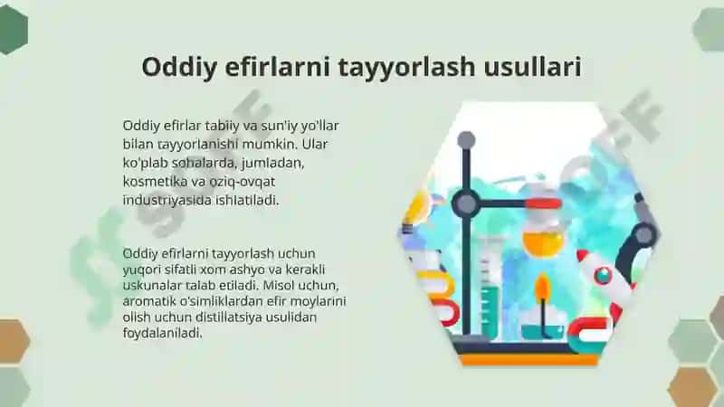 Oddiy efirlar va murakkab efirlar 6