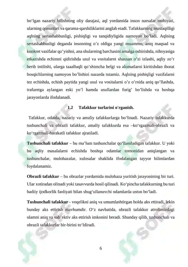 Tafakkur haqida umumiy tushuncha va uning xususiyatlari 6