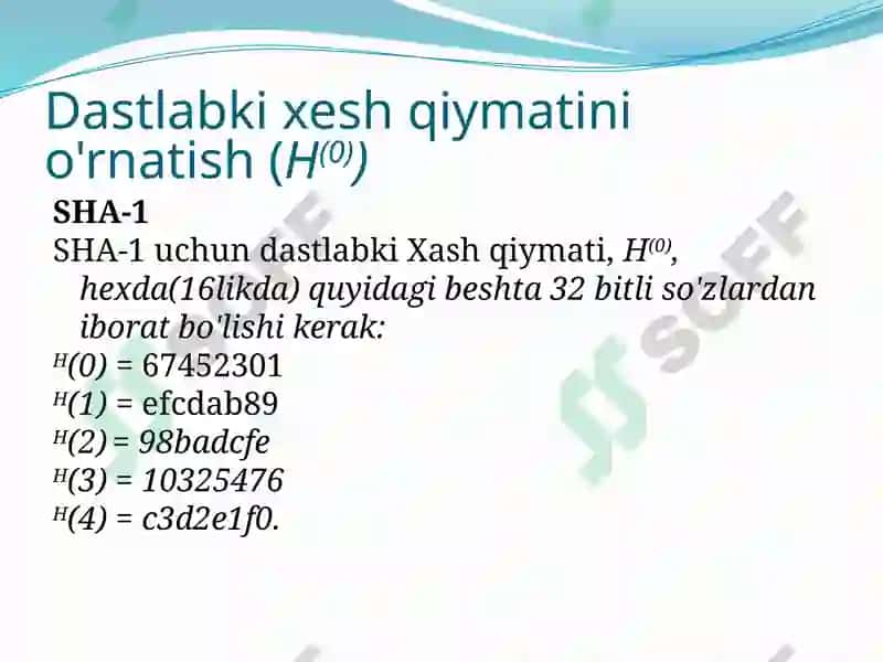 SHA-1xeshfunksiyasi 6