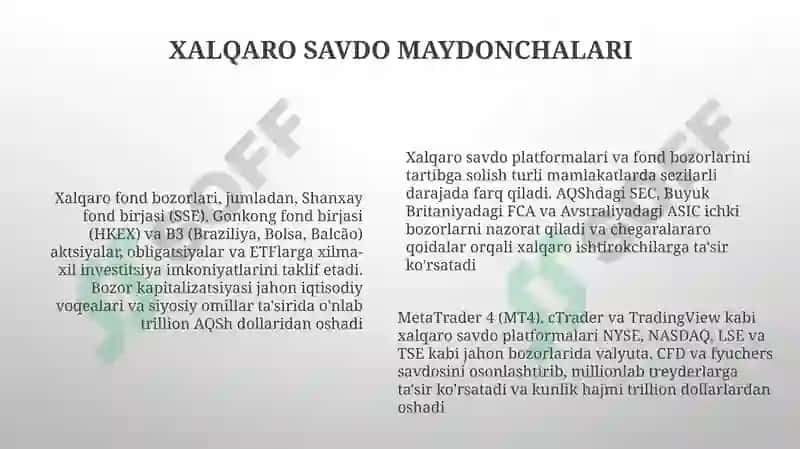 Xalqaro fond bozorlari 6
