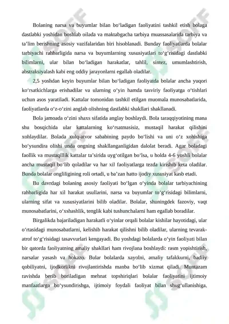 MAXSUS DMTTLARDA MEHNAT MASHG'ULOTINI KUZATISH VA TAHLIL QILISH 6
