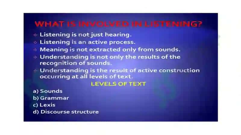 SECOND LANGUAGE LISTENING 6
