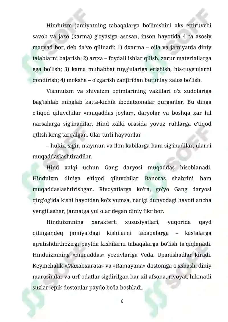 Milliy dinlar tushunchasi 6