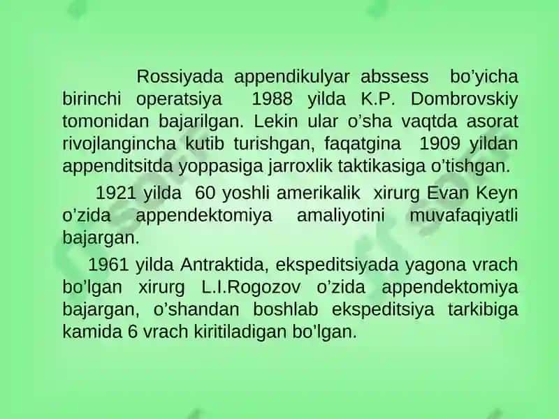 O’tkir appenditsit 6