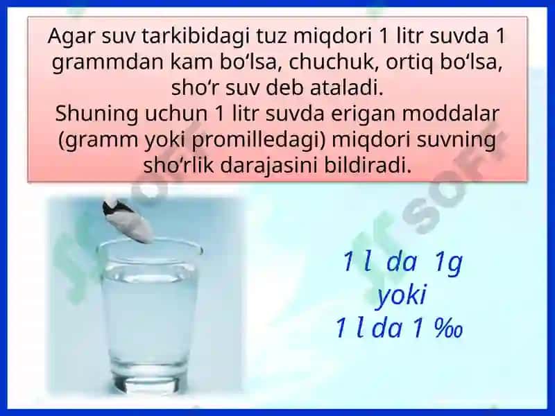 Okean suvining xususiyatlari 6