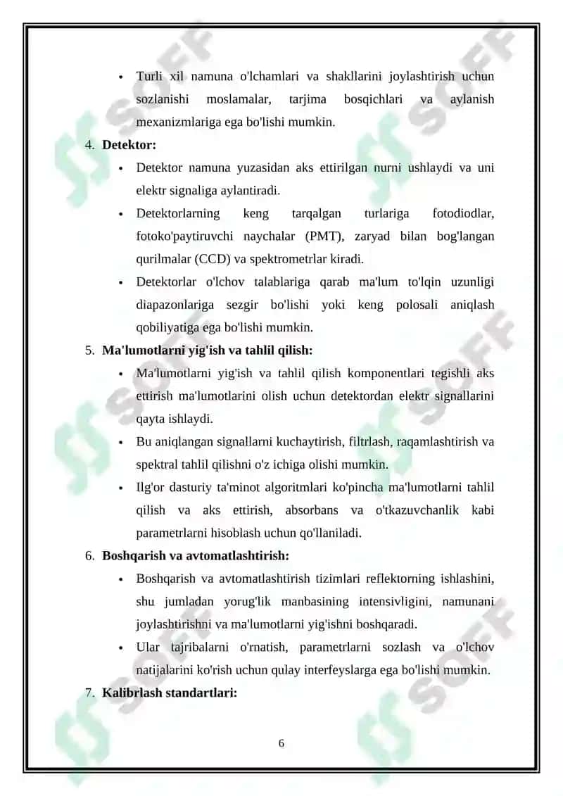 Optik reflektometrning ishlash printsipi 6