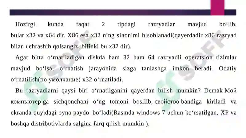 Kompyuter protsessorlarining tuzilishilari 6