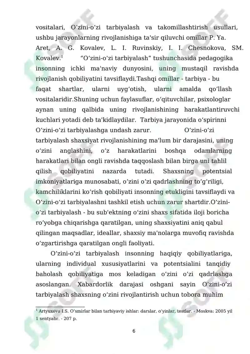 G. Ollport nazariyasi. O‘zini-o‘zi kamol toptirish qobiliyati. 6
