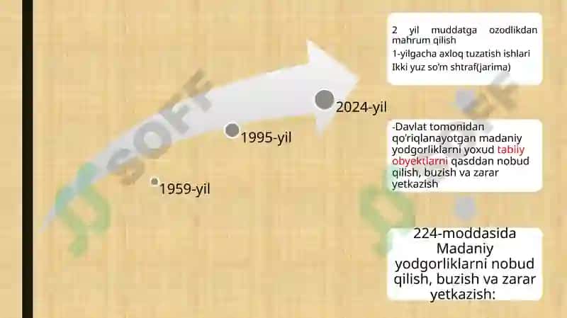 MODDIY MADANIY ME’ROS OBYEKTLARINI NOBUD QILISH 6