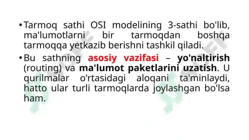 Kompyuter tarmoqlari 6