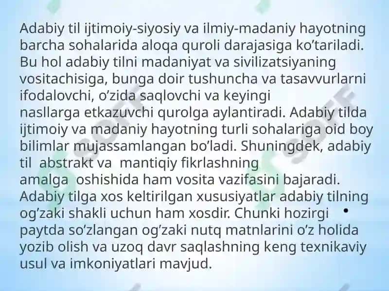 Milliytil va adabiy til 6