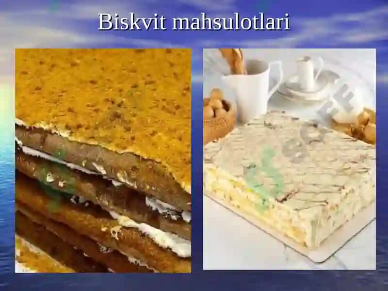 Biskvit va pirojnoe mahsulotlari texnologiyasi 6