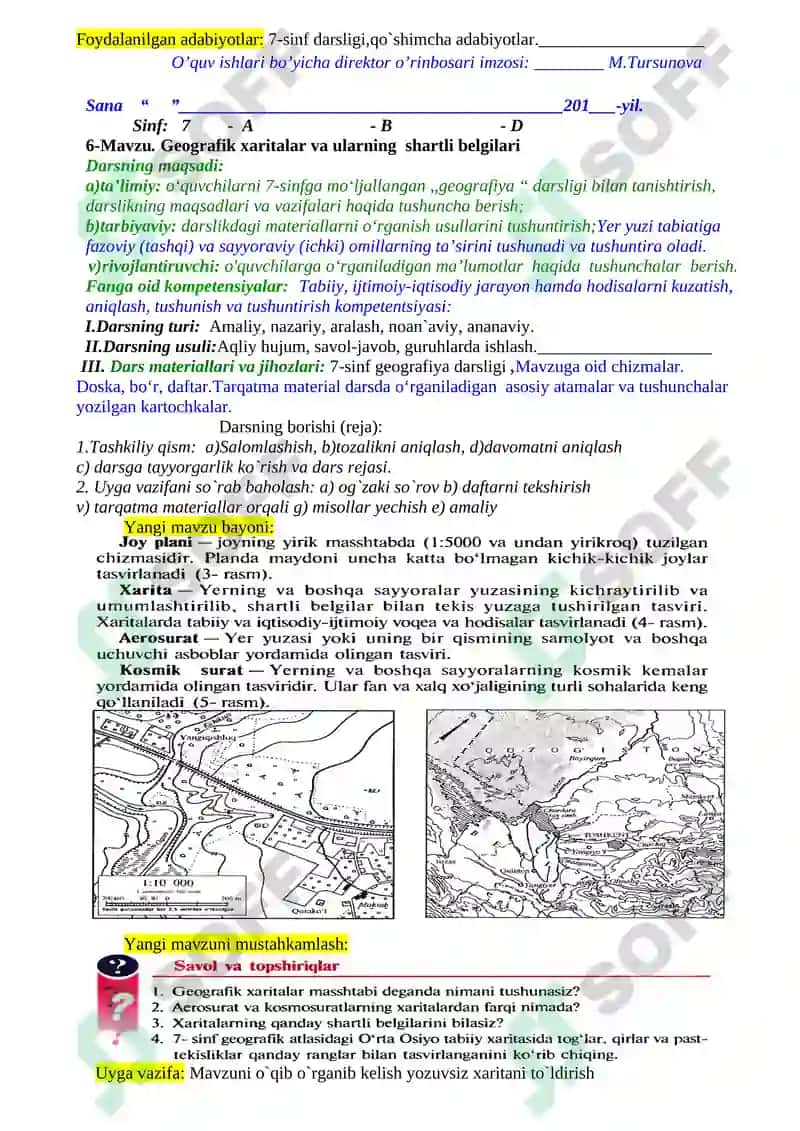 Geografiya darsligi 6