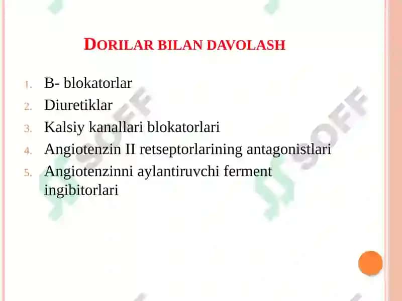 Arterial gipertoniya kasalligini davolash 6