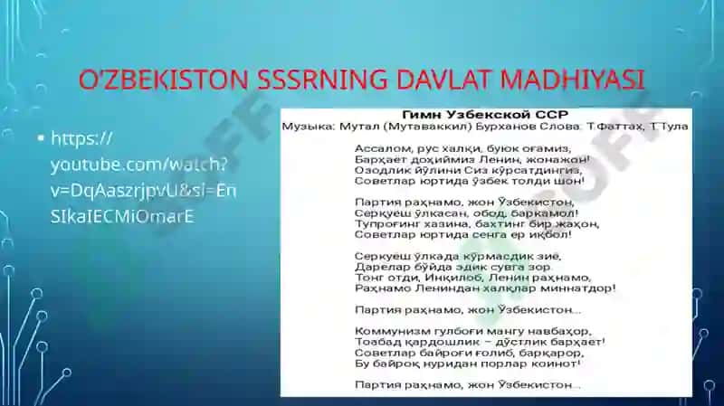 O'zbekistonning yangi tarixi 6