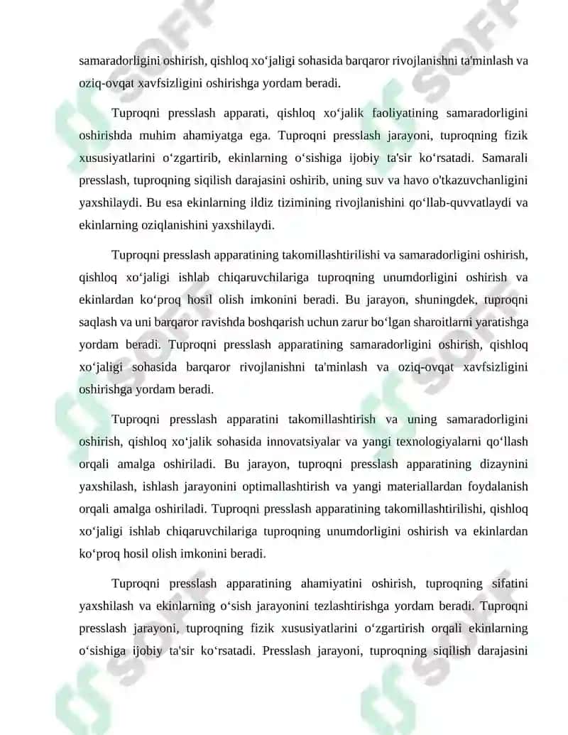 Tuproqni presslash apparati 6