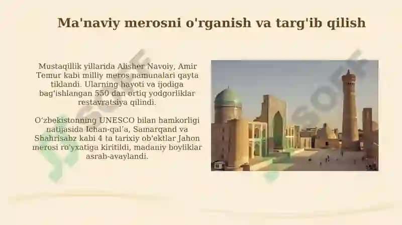 Mustaqillik yillarida madaniyat va san'at 6