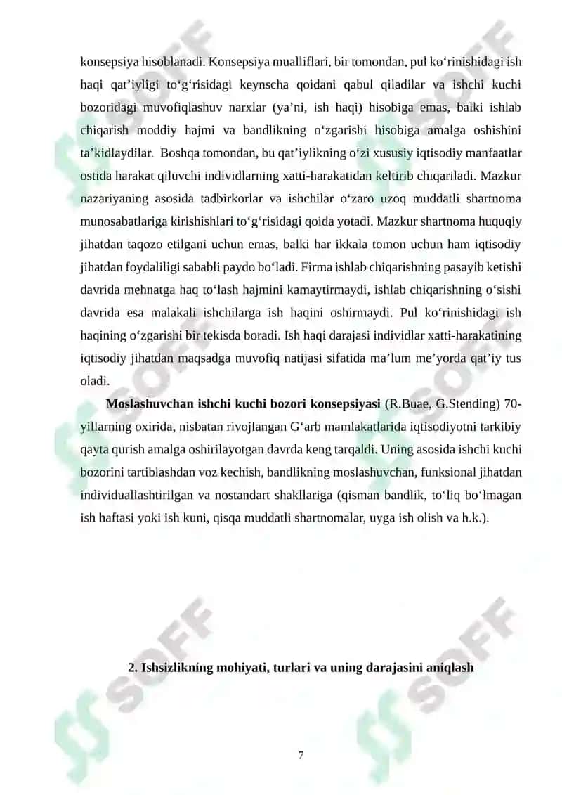 "IQTISODIYOT NAZARIYASI" Kurs ishi 7