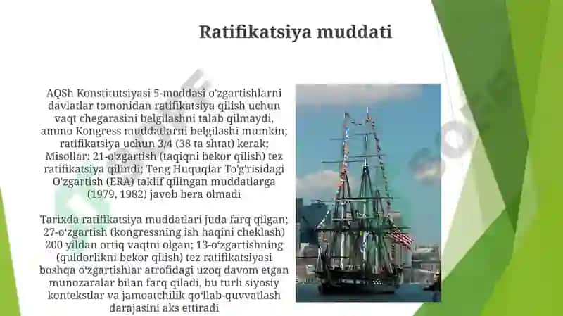 Konstitutsiyaga oʼzgartirish va qoʼshimchalar kiritish tushunchasi va tartibi 7