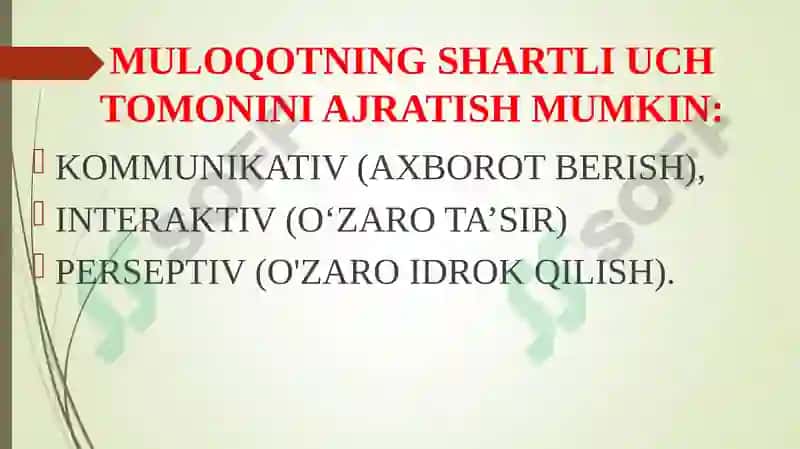 Muloqot haqida tushuncha dsrslik 7