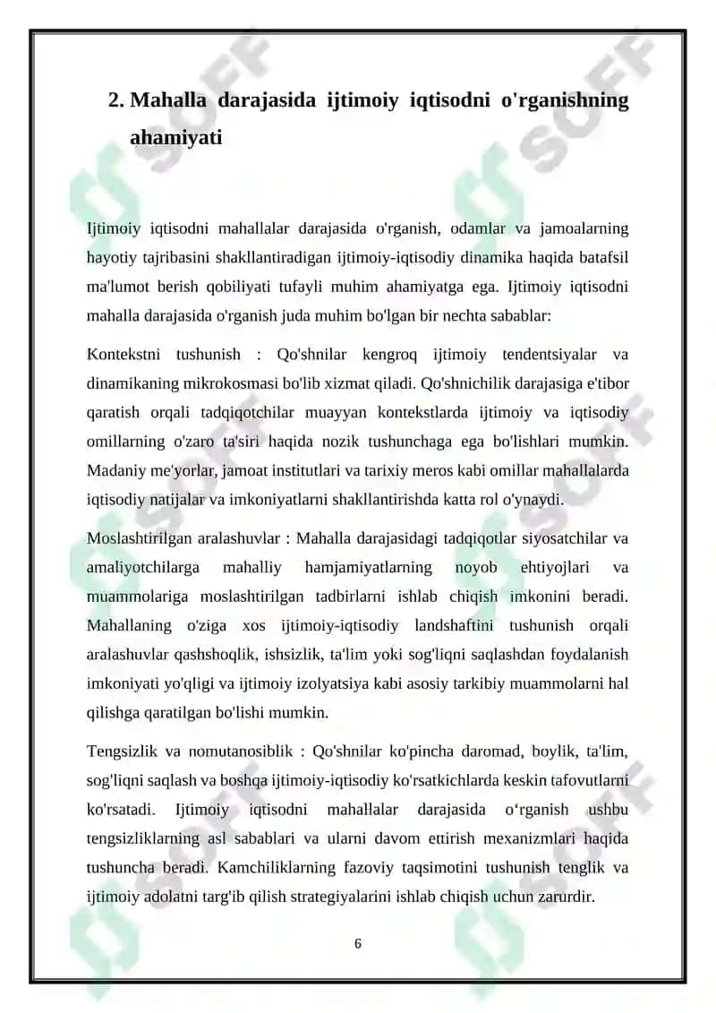 Mahalla institutlarini jamiyatning ijtimoiy iqtisodiy xolati 7