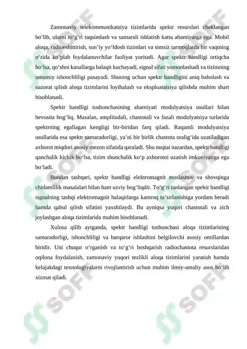 Spektrning bandligini o‘lchash 7