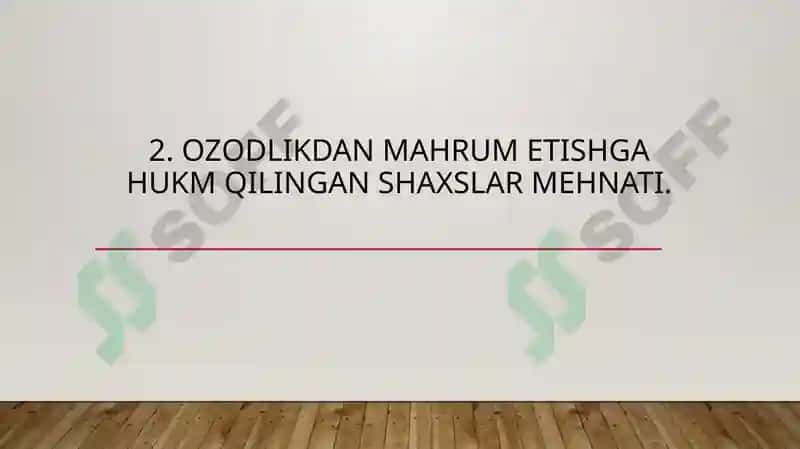 Mahkumlarning moddiy-maishiy ta’minoti va ularga tibbiy xizmat ko‘rsatish 7