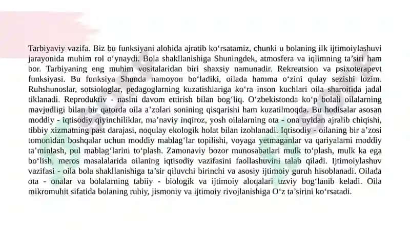 Oilaga ijtimoiy pedagogik yordam shakllari 7
