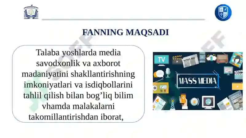 Media savodxonlik va axborot madaniyati evolyutsiyasi hamda jamiyatdagi ahamiyati. Axborotning jamiyatda tutgan o‘rni va ahamiyati. 7